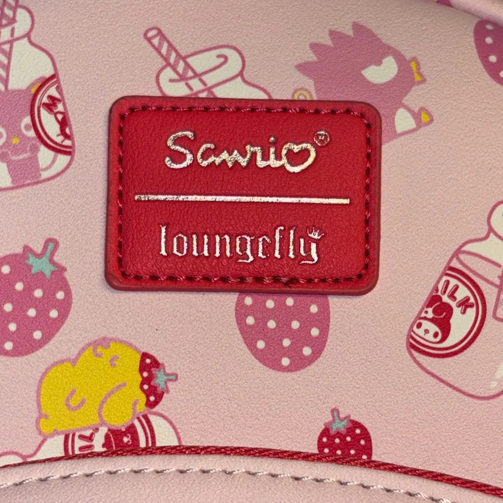 NWT Loungefly Sanrio Hello Kitty Strawberry Milk Mini Backpack